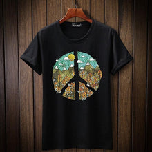 Load image into Gallery viewer, SWEN high quality 2018 short sleeve t shirt men fashion brand design 100% cotton T-shirt male quality print tshirts o-neck s-5xl