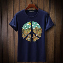 Load image into Gallery viewer, SWEN high quality 2018 short sleeve t shirt men fashion brand design 100% cotton T-shirt male quality print tshirts o-neck s-5xl