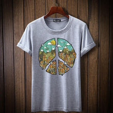 Load image into Gallery viewer, SWEN high quality 2018 short sleeve t shirt men fashion brand design 100% cotton T-shirt male quality print tshirts o-neck s-5xl