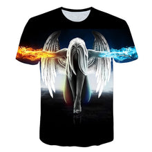 Load image into Gallery viewer, 2019 new Big yards New Fashion Brand T-shirt Men/Women Summer 3d Tshirt Print angel T shirt Tops Tee