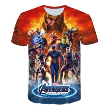 Load image into Gallery viewer, 2019 New design t shirt men/women marvel Avengers Endgame 3D print t-shirts Short sleeve Harajuku style tshirt tops AS SIZE